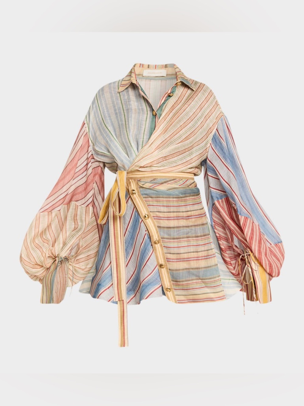 Zimmermann Rebellion Striped mini dress